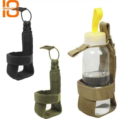 TENNEIGHT Tactical Belt Bottle Carrier Molle nylon Sports Bottles Holder Kettle Pouches Outdoor Hiking Camping Water Bottle Bag