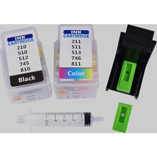 Smart cartridge rifll kit for canon PG 810 811 ink cartridge pixma MP486 MP496 MP497 MX328 MX338 MX347 MX357 MX366 MX416 MX426