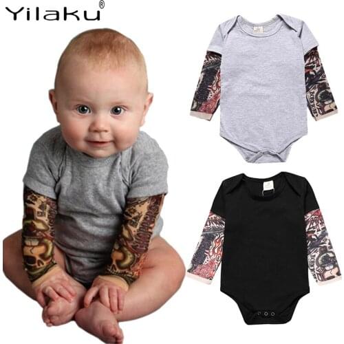 Боди с длинным рукавом для малышей Yilaku China At AliExpress