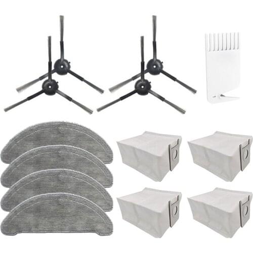 For ROIDMI EVE Plus Vacuum Cleaner Parts Dust Bag Repetitive Wipes Side Brush Replaceable Accessories