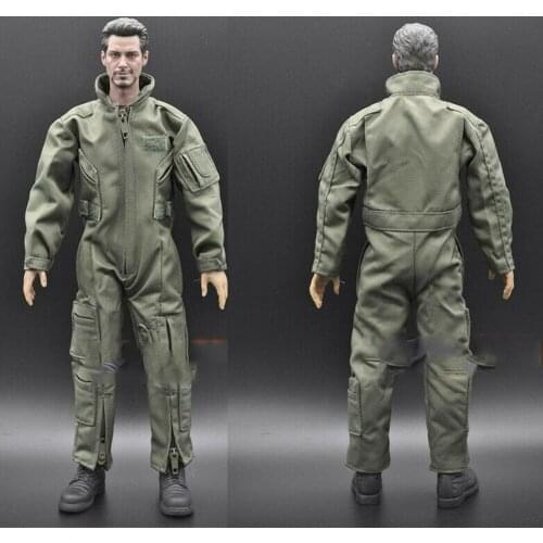 1/6 US Special Force Pilot Combat Suit Clothes Fit 12'' Male Soldier Figure Body
