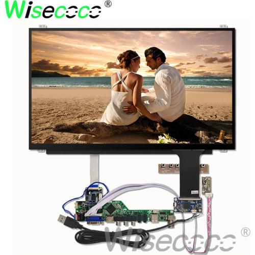 15.6'' 1366*768 HD LCD LED laptop screen display capactive touch screen NT156WHM-N45 LVDS to EDP HDMI VGA controller board