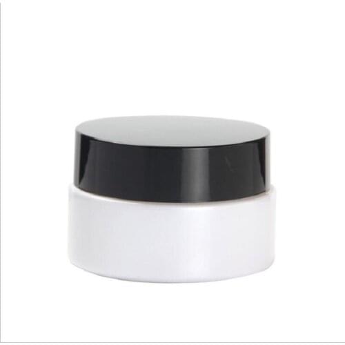 20G blue/green glass jar black lid for essence/eye cream/day cream/moisturizer cosmetic packing glass bottle