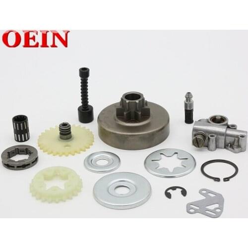 3/8" Clutch Drum Sprocket Rim Oil Pump Filter Line Washer Repair For Stihl MS380 MS381 MS 381 038 1119 0007 1003, 1119 640 3200