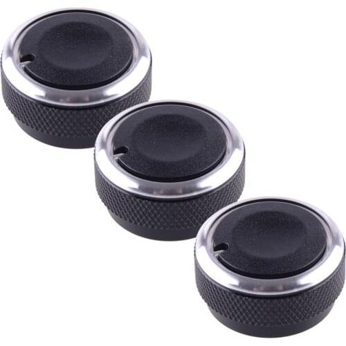 3Pcs Car A/C Heater Climate Control Switch Rotary Knob Button fit for Toyota Tacoma Vios 2002 2003 2004 2005 2006-2014