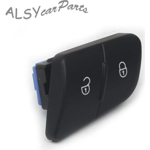 3C0 962 125 For VW Passat B6 3C 2006-2011 Driver Side Central Door Lock Unlock Switch Controlling Button 3C0962125A V10-73-0024