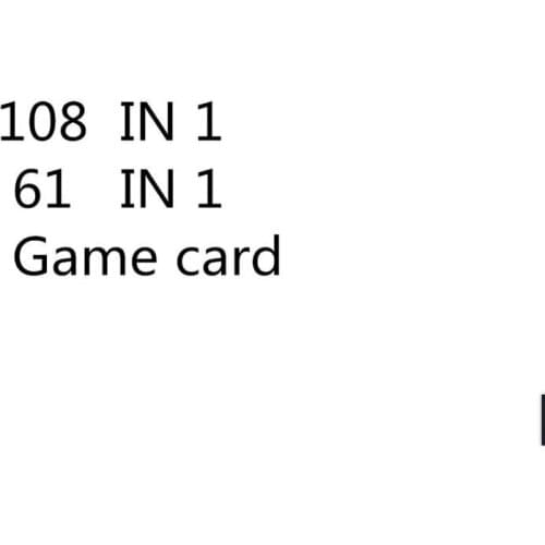 80pcs Wholesale link 108 in 1 and 61 in 1 game card accessories for USA buyer