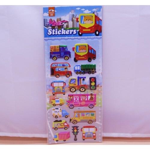 Childrens Cartoon 3D Double-layer Three-dimensional Bubble Sticker Kindergarten Puzzle DIY Collage Lovely Girl Changing Clothes