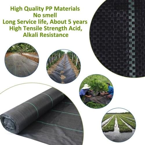 Ecology Agricultural Permeable Weeding Cloth Garden Orchard PE Anti-Grass Ground Mats Greenhouse Weed Barrier Fabric Plant Cover