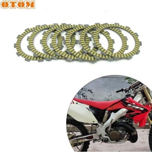 OTOM Motocross Clutch Friction Plates For Honda CR125R 1987-1999 Pit Dirt Bike Enduro Motorcycle Accessories 22201-KS6-700