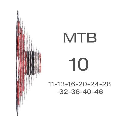 11-46T 10 Speed 10s Wide Ratio MTB Mountain Bike Bicycle Cassette Sprockets For shimano sunrace parts m590 m6000 m610 m780 X7 X9