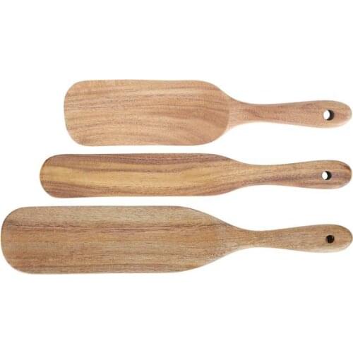 Teak Spatula Home Cooking Food Grade Wooden Frying Shovel Cookware Versatile Spatula