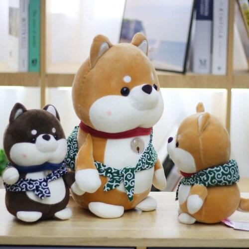 Stuffed Doll Husky Dog Shape Collection Plush Cartoon Animal Pillow Cushion Cartoon Husky Handmade Dolls Toys Birthday Gifts