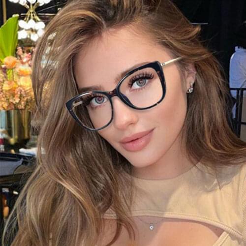 Plastic Titanium Anti Blue Light Men Women Optical Glasses Frames TR90 Fashion Computer Eyeglasses 50107