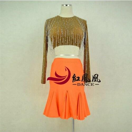 Latin Dance Dress Professional Latin Dress Samba Dance Latin Salsa Dresses Dance Costumes Clothes for Dancing Dress