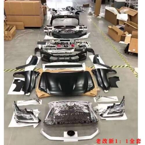 Suitable for Lexus 08-20 Lx570 Refit the New Trd Kit of Big Surround Front and Rear Lip Middle Net