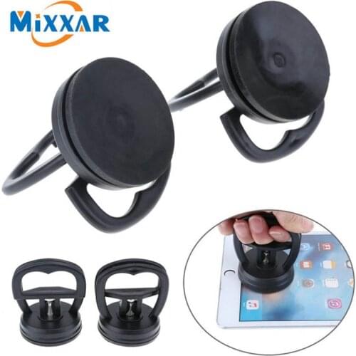 ZK30 2Pcs Glass Suction Cup PLastic Repair Tools Phone Screen Glass Lifter Car Repair Kit Rubber Suction Sucker Puller Remover