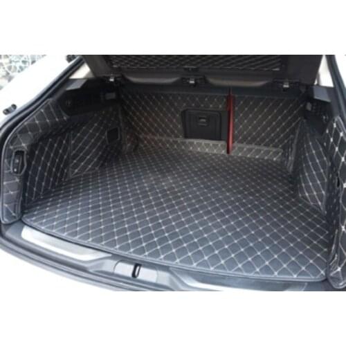 Car Travel) Good mat! Special trunk mats for Maserati Levante 2017 durable waterproof boot carpets cargo mats for Levante 2016