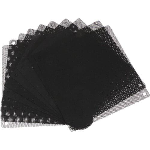 10pcs Dustproof Computer Guard Filterable Case Fan Cooler Filter Mesh 12cm