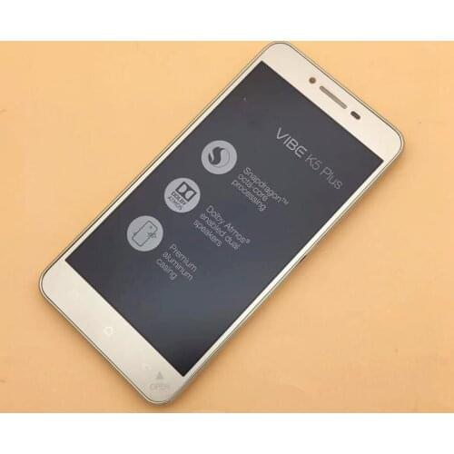 For Lenovo vibe k5 plus A6020a46 LCD Touch Screen Display Digitizer Sensor Assembly with frame phone Replacement