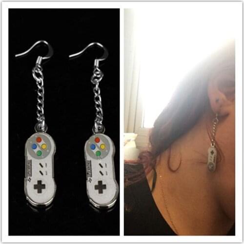Game Controller Drop Earrings Alloy Earring for Women Creative Jewelry Ear Drop