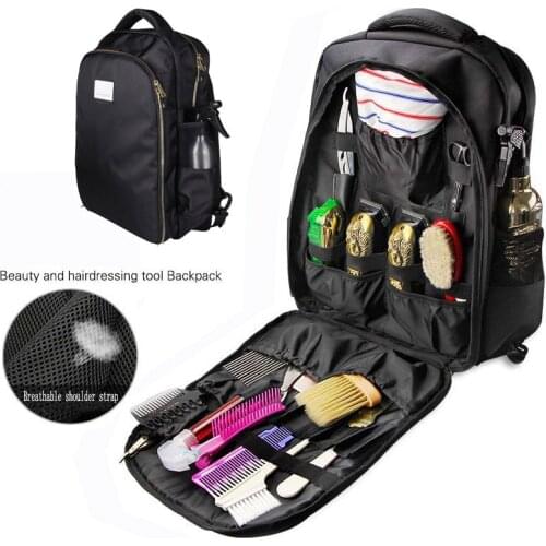 Barber Carrying Case for Barber Styling Tools Accessories Large Capacity Storage Backpack Travel Shoulders Bag