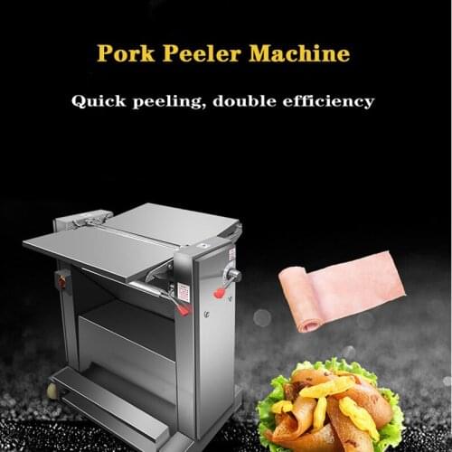 XZ-QP435 Hot Sale Adjustable Pig Pork Skin Peeling Machine Meat Peeler Processing Machine