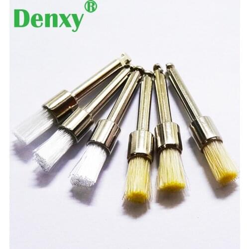 Denxy 400Pcs Dental Prophy Brush Tooth Brush Professional Polishing Dental Application Teeth Whitening Tool Dentist Material