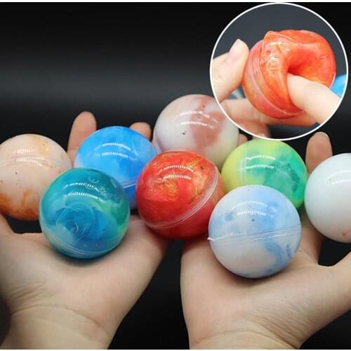 2pcs New packaging Shatterproof Kids Slime Toy Seaweed Underwater World Glow Transparent Slime Putty Stretchy Kids Toy 100g