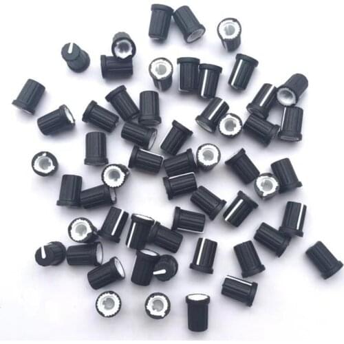 200pcs Replacement OEM DAA1204 TRIM / GAIN KNOB For Pioneer DJM800 DJM900 DJM2000 black color