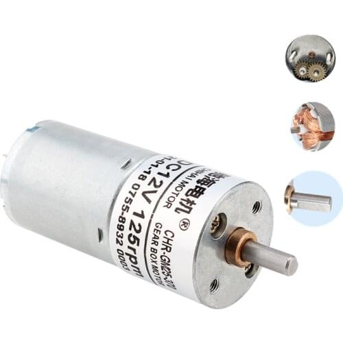 25GA-370 DC Gear Motor 6V12V24V DIY Intelligent Tracking Model Trolley CAR Quality Motor