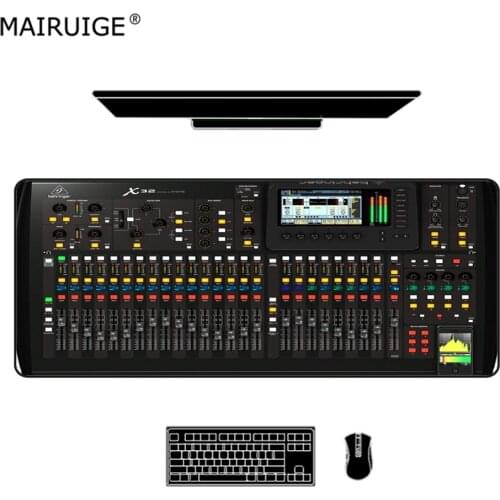 Audio Mixer Mouse Pad XXL Mixing Console Game Mat for Computer Gaming Mouse Pad Gamer Laptop Mini Pc Keyboard Mat Office Carpet