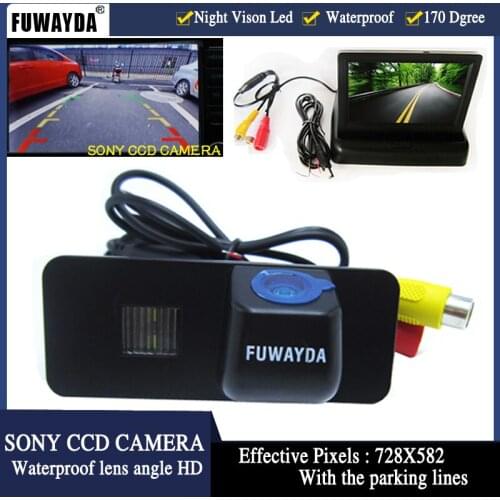 FUWAYDA 520TV lines Car RearView camera SONY HD CCD Color Backup car Camera FOR VW GOLF 4 5 6 MK4 MK5 EOS LUPO BEETLE Superb