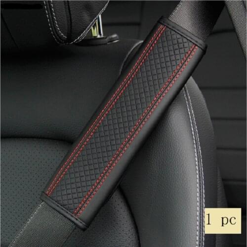 Car accessories seat belt PU Leather Safety Belt Shoulder Cover Breathable Protection Seat Belt Padding Pad Auto Interior Access