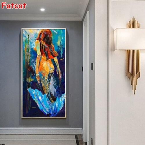 Large 3D DIY diamond embroidery abstract painting sexy goddess cross stitch full square, round diamond painting decor PP2186