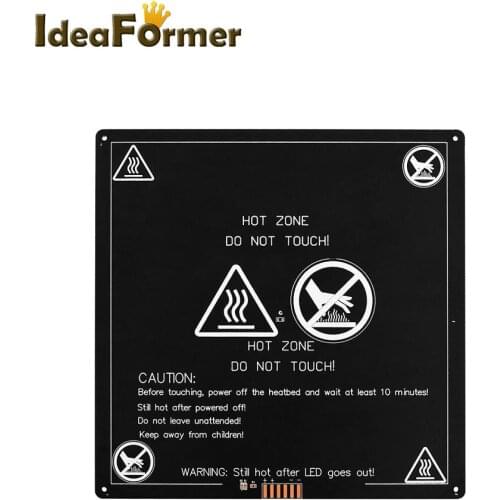3D Printer parts High Temperature 120 Degree 220*220*3mm Aluminum MK3 PCB Heat Bed 12V Power Heat Bed
