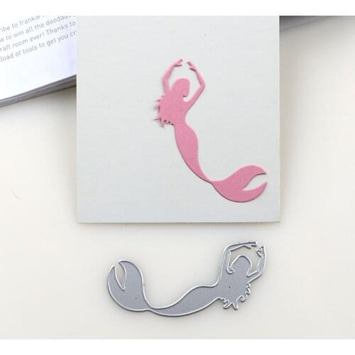 DUOFEN METAL CUTTING DIES 2019 New mermaids stencil for DIY papercraft projects Scrapbook Paper Album