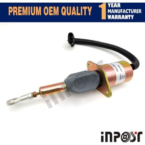 In Stock Stop Solenoid 24V For Cummins Heavy Equipment Excavator 3287406