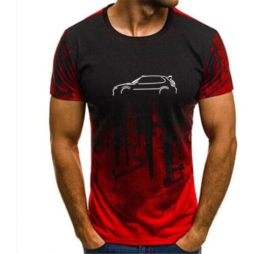 Gradient ink Summer Casual T-Shirt Men S-4XL COROLLA WRC INSPIRED CAR MEN Print Camouflage T Shirt