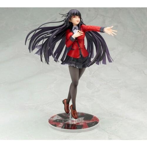 Kawaii Jabami Yumeko Japan Anime Action Figure PVC Toys Cute Kakegurui Short Skirt Sexy Dolls Room Decor Birthday Gift for Boys