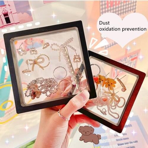Earrings Storage Box Protective Film Transparent Display Bracelet Necklace Box Anti-oxidation Jewelry PE Film Suspension Box