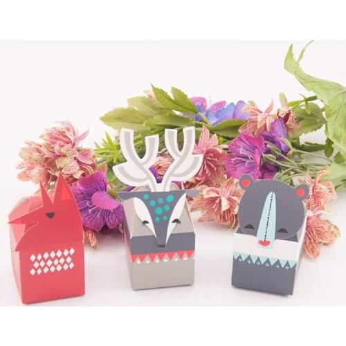 Deer candy box for hand account DIY scrapbook metal embossing cutting die carbon steel paper cutting card template album greetin