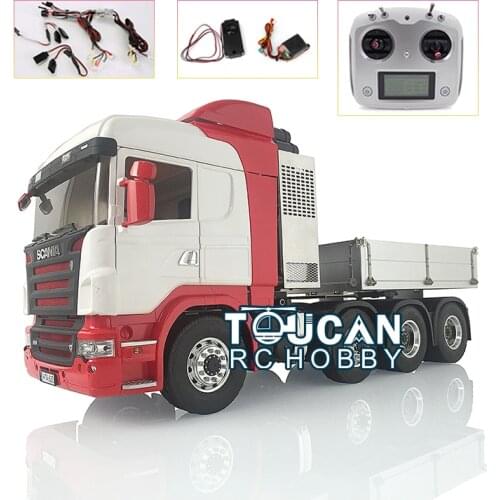 LESU 1/14 8*8 Metal Chassis Painted Hercules Sca Cabin W/ Radio Hopper Light Truck THZH0632-SMT3