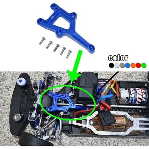 GPM Metal aluminum alloy front Steering fixed plate #8321 for TRAXXAS 1/10 4WD FORD GT4-TEC 2.0 83056-4 Flat sports car