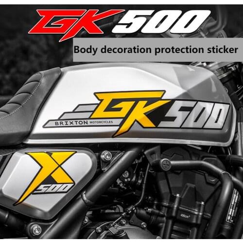 Motorcycle Fuel Tank Sticker Decal Car Protective Engraving Decorative Body for Gaokin Gk500