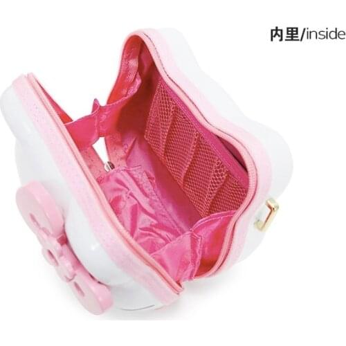 4pcs size L safe material quality girls shoulder bag with metal chain birthday xmas gift party favors