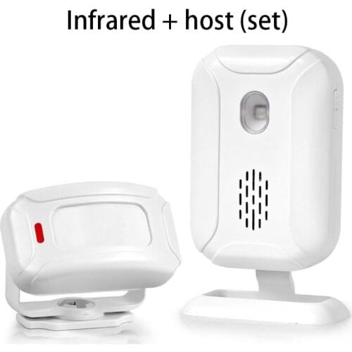 New Intelligent Wireless Welcome Alarm Doorbell Store Shop Entry Motion Sensor Infrared Detector Induction Doorbell Night Light