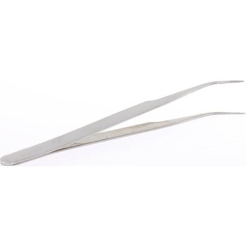 New Style Anti-static Tweezer MaIntenance Tool Curved PoInted StaInless Steel
