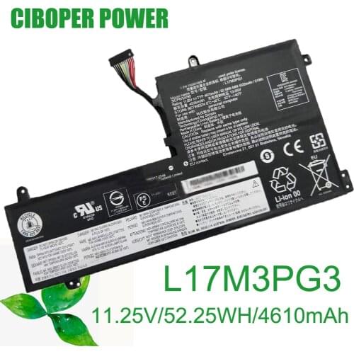 Original Quality Laptop battery L17M3PG3 For Y530 Y530-15ICH Y7000 Y7000P L17C3PG1 L17L3PG1 L17M3PG1 52.5WH/11.25V