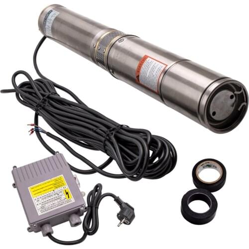 45m / 150ft Deep Well Submersible Water Pump 230 V 50 Hz IP68 Waterproof